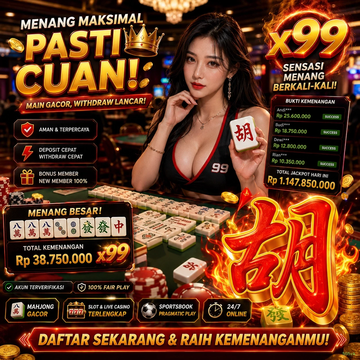 555zk Platform Game Terpercaya untuk Pemain Indonesia